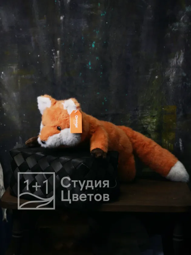 Лиса плюшевая 50  см