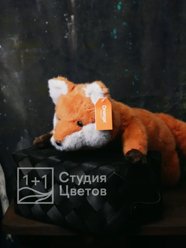 Лиса плюшевая 50  см