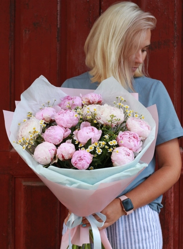 Букет «Пионовый рай» от интернет-магазина цветов в Костроме