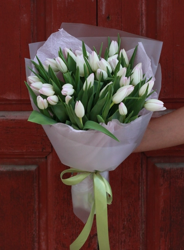 Нежно-розовые тюльпаны от интернет-магазина цветов в Костроме