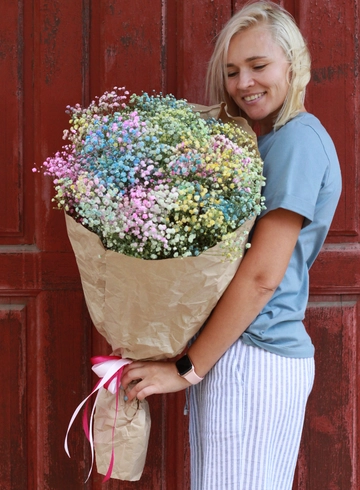 Гипсофила в крафте от интернет-магазина цветов в Костроме