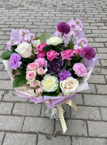 Пурпурный заказ от интернет-магазина цветов в Костроме