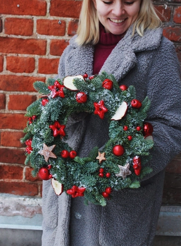 Рождественский венок от интернет-магазина цветов в Костроме