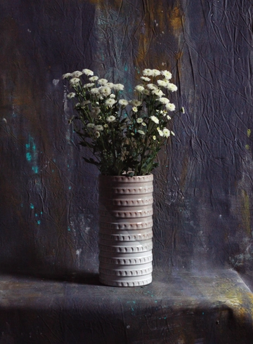 Ваза керамика коричневая (маленькая) от интернет-магазина цветов в Костроме