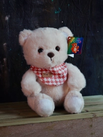 Мишка розовый в клетчатом слюнявчике  от интернет-магазина «» в Костроме